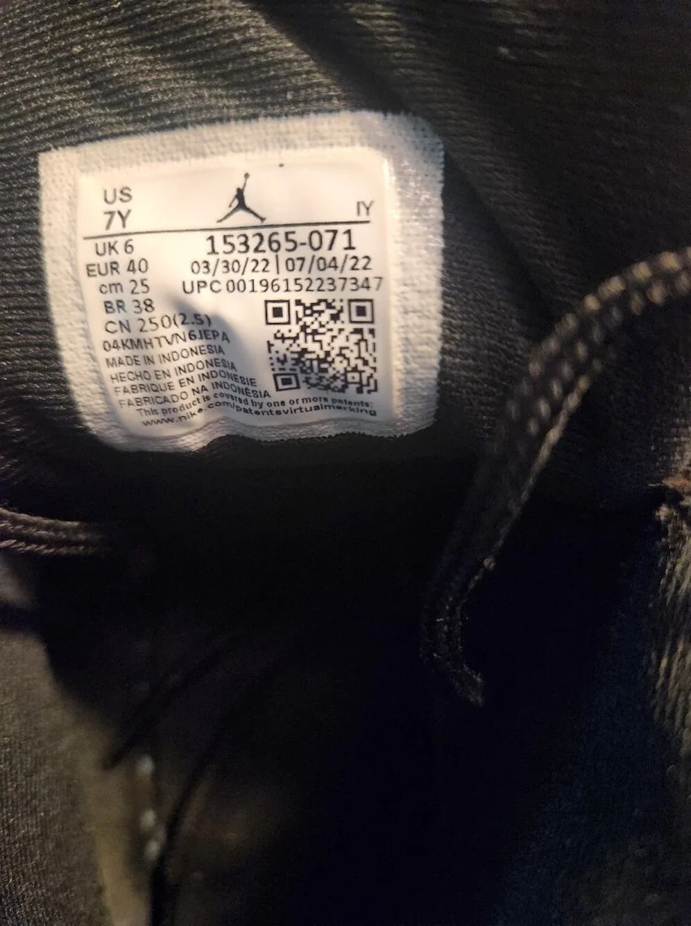 Jordan 13 Black and Gold High-Top Athletic Basketball Shoes.  See Pictures